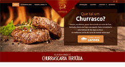 Desktop Screenshot of churrascariatertulia.com.br