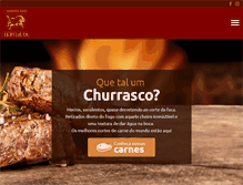 Tablet Screenshot of churrascariatertulia.com.br